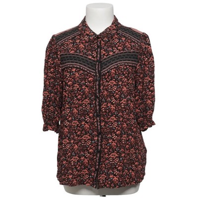 Ba&sh, Bluse, Größe: L, Schwarz/Mehrfarbig, Viskose, Blumen, Damen #vud