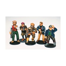 Crystal Caste Painted Miniatures Dunwich Detectives Set #2 VG/EX