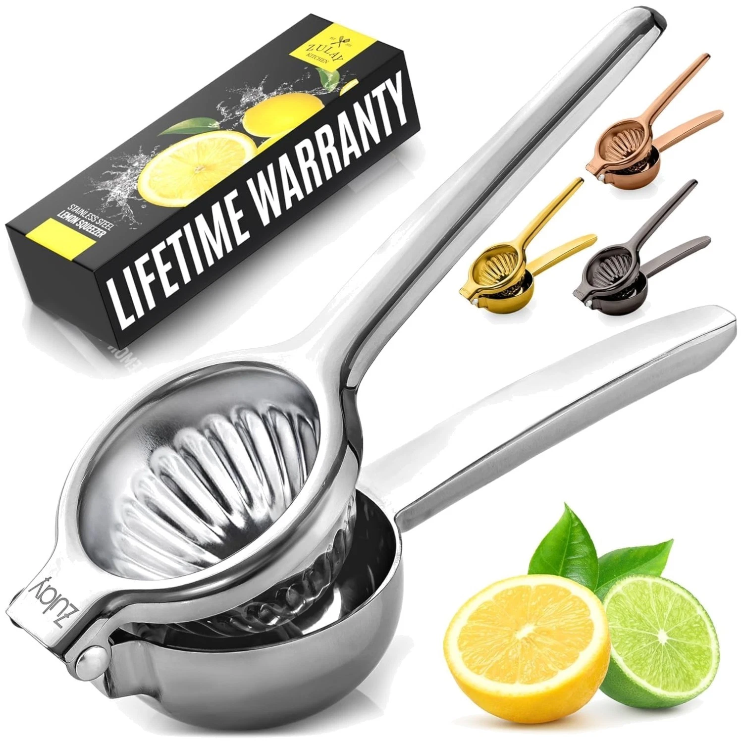 Stainless Steel Lemon Squeezer - Heavy Duty Citrus Juicer
Opens in a new window or tab