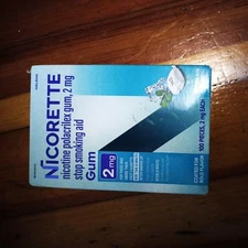 Nicorette OTC Stop Smoking Nicotine Gum, 2mg, 100ct - (775000)