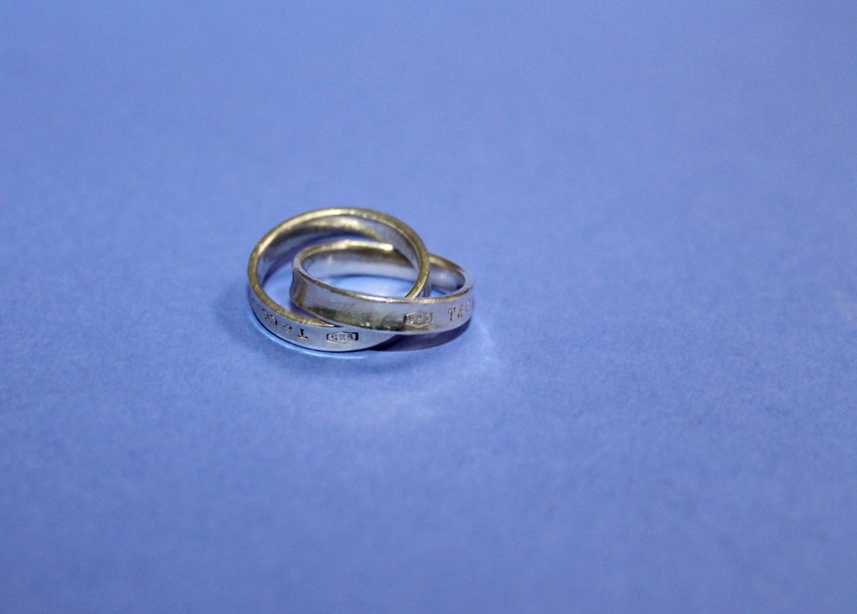 Tiffany & Co. TIFFANY 1837 Interlocking Ring Size 13 SV