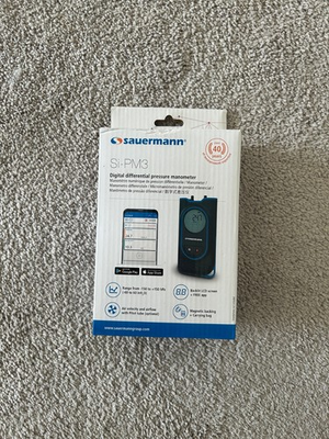 #ad Sauermann Si PM3 Digital Differential Pressure Manometer FREE FAST SHIPPING $150.00