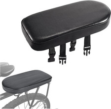 Bike Rear Seat Cushion for Adults Soft PU Bicycle Saddle Comfort Pad Kids