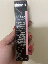Dr. Brandt Glow Invigorating Retinol Eye Cream w/ Ruby Crystal Complex 0.5oz NEW