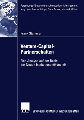 Stummer - Venture-Capital-Partnerschaften   Eine Analyse auf der Basis - X555z