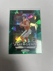 2024 Panini Prizm - Emergent Bo Nix #3 Green Ice Prizm (RC)