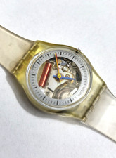 Swatch Donna Lady LK103 Little Jelly 1986 Vintage Orologio da polso Anni 80 NOS