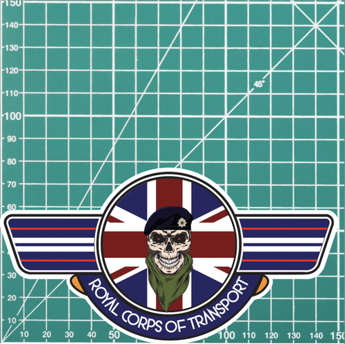Royal Corps of Transport UV Laminated Vinyl Sticker - Wings - Picture 5 of 7