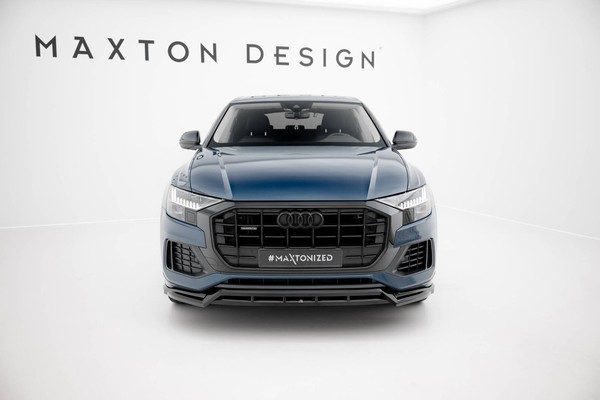 Front Ansatz Spoilerlippe FüR Audi Q8 Mk1 Schwert Spoiler-image