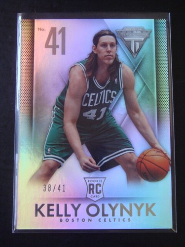 (2) 2013-14 Panini Titanium Kelly Olynyk RC Draft #01/13 & RC Number #38/41 Lots - Picture 2 of 2