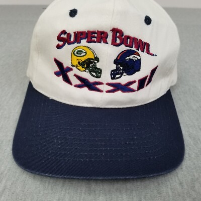 VINTAGE Super Bowl Hat Cap Snap Back XXXII Green Bay Packers VINTAGE Super Bowl Hat Cap Snap Back XXXII Green Bay Packers
