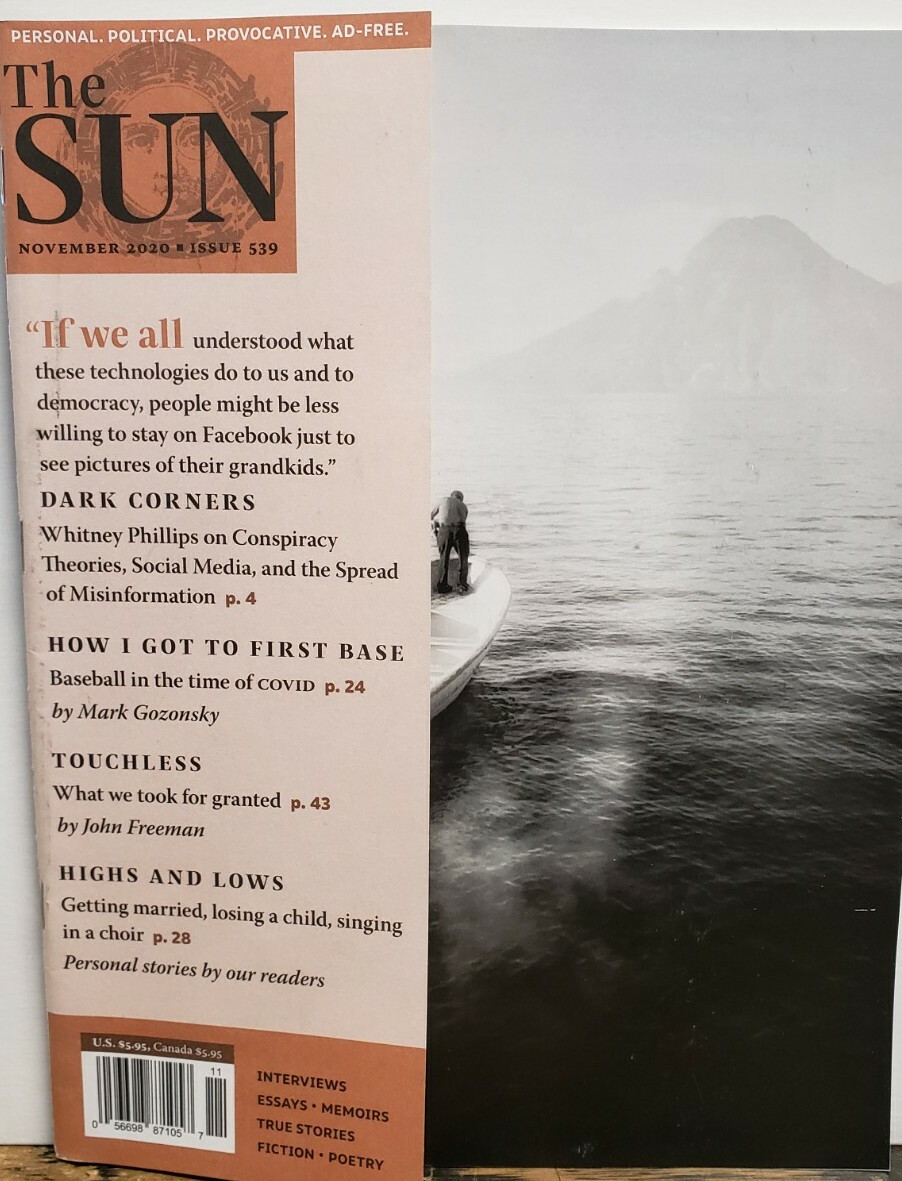 The Sun Nov 2020 Political Interviews Essays Memoirs Poetry FREE ...