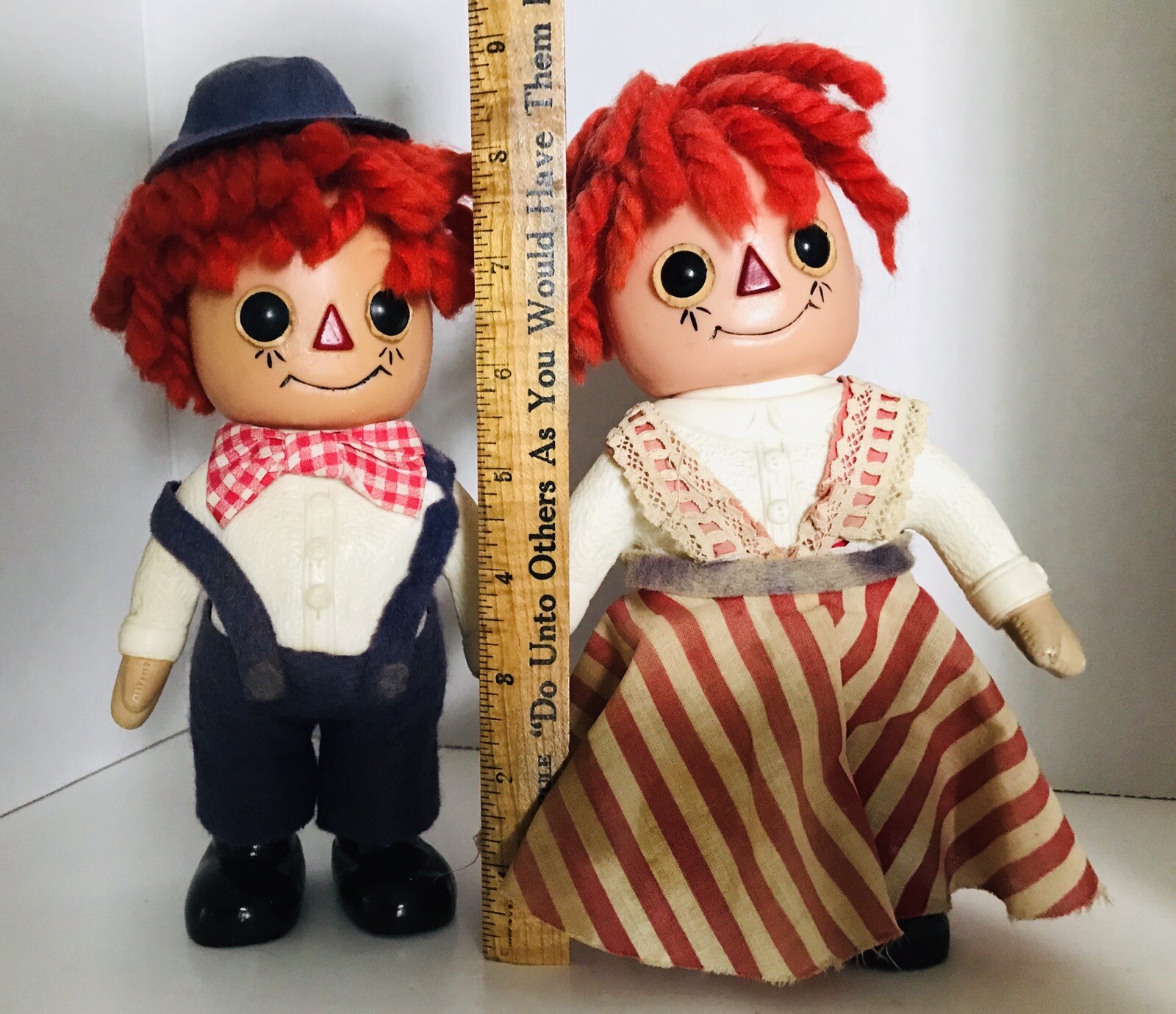Raggedy Ann & Andy Vintage Coin Bank Dolls Royalty Industries Inc.1974