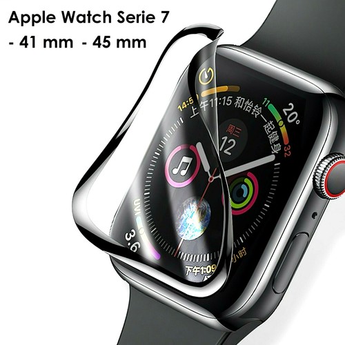 PELLICOLA VETRO TEMPERATO PER APPLE WATCH SERIE 7 41/45 MM CURVO LIQUID  SOFT UHD | eBay