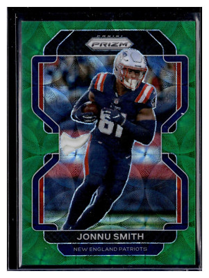 2021 Panini Prizm Green Scope JONNU SMITH #97 65/75! PATRIOTS!