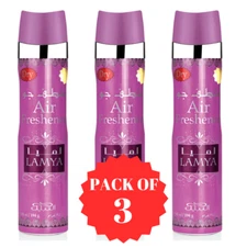 Nabeel Lamya Air Freshener Original Spray 300mL Home Fragrance Aerosol 3 Pk