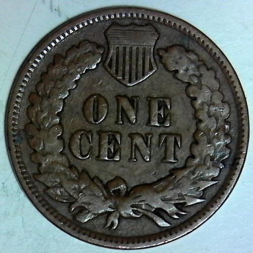 1909 Indian Head Cent Great Collector Grade Coin #2 JK - Bild 2 von 3