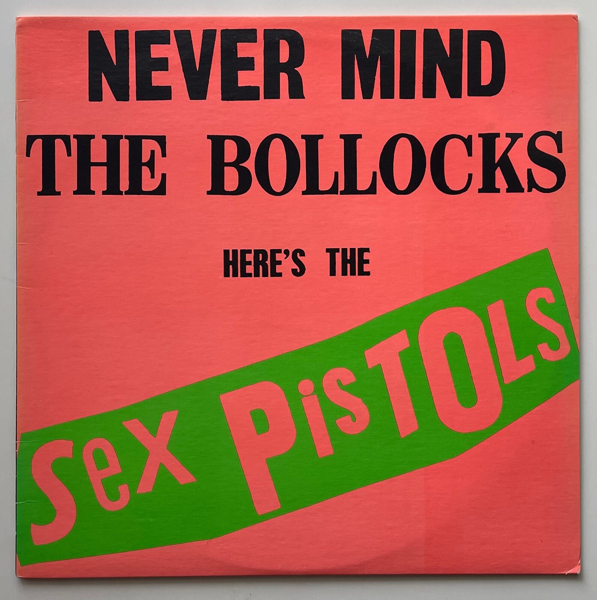 Vtg 1977 SEX PISTOLS Album NEVER MIND THE BOLLOCKS Lp 1ST