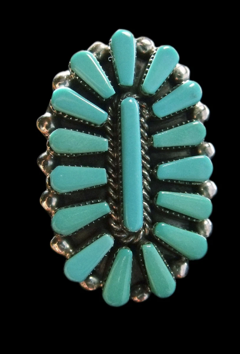 Cluster turquoise ring deals