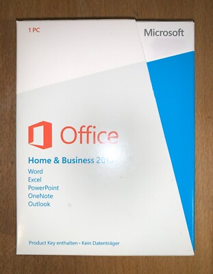 Microsoft Office 2013 Home & Business, Word, Excel, Powerpoint, Outlook