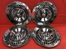 Vintage Set Of 4 1959 Dodge 15 Hubcaps Lancer Coronet Mayfair Royal Mopar