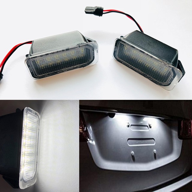 2x 18SMD LED License Plate Lamp Light for Jaguar XJ XF Ford Edge CMAX