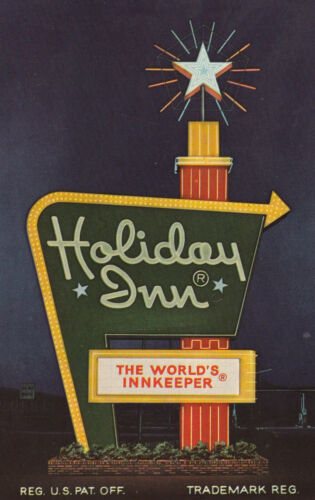 HOLIDAY INN Napoleon Ohio OH Vintage Postcard Hotel Motel
