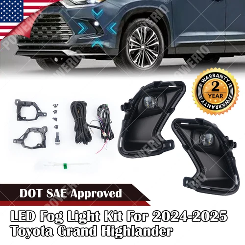 Openbox For 2024-2025 Toyota Grand Highlander LED Fog Light Kit