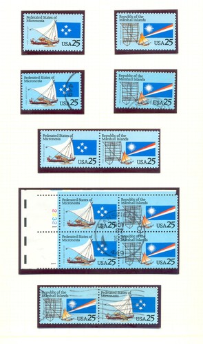 USA 1991 issues mint, used, blocks - Picture 5 of 20