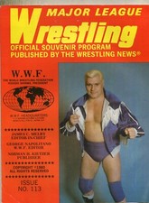 Major League- Wrestling #113 1980 Hulk Hogan, Larry Zbyszko, Samoans     MBX105