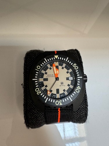 Doxa Army Watches Of Switzerland Edition Ceramic LE FULL SET Warranty To 2027