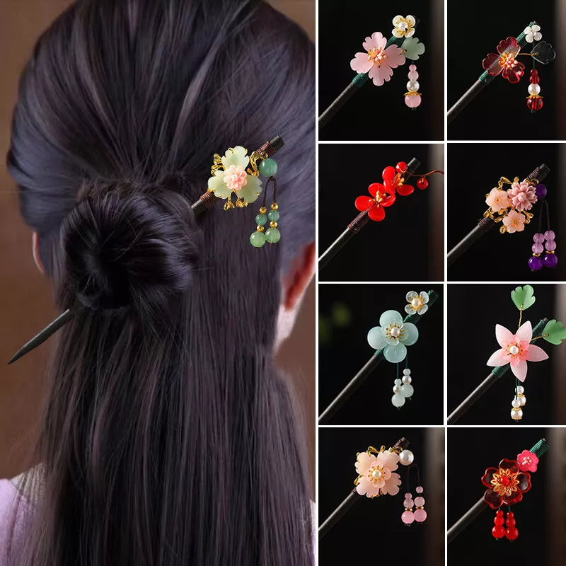 Tassel Hairpin Vintage Chignon Pin Stick Headwear Chopstick Hair Clip Women  Hair