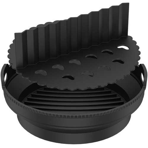 Air Fryer Silicone Liner Pot with Divider Multipurpose Air Fryer Silicone} - Picture 15 of 18