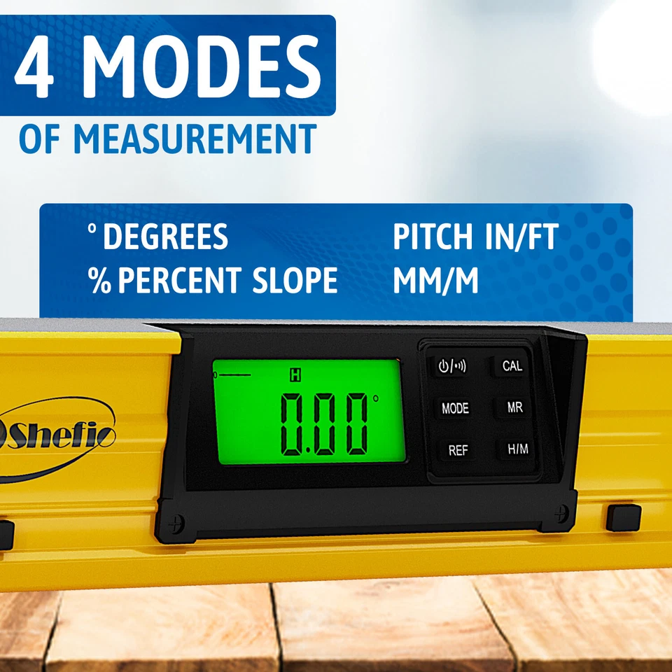 24-Inch Digital Magnetic Level- IP54 Dust and Waterproof Electronic Smart Tool - Image 2 of 4