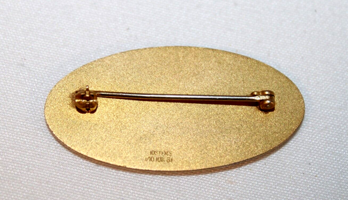 Vintage Jostens 10K Gold Filled Dove Diamond Pin Brooch Holy Spirit Peace - Picture 2 of 4