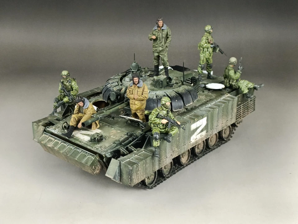 1/35 Built Russian BMP-3 w/ERA Armor Special Military Operation IFV Model - Image 3 of 4