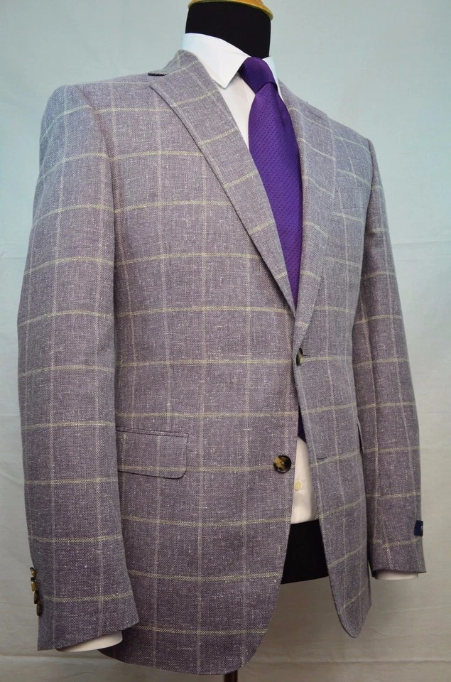 Chaqueta Pal Zileri 65 % lana 30 % algodón 5 % cachemir EE. UU. 42R UE 52R PRECIO DE VENTA SUGERIDO POR EL FABRICANTE $1495 Foto 3 de 4