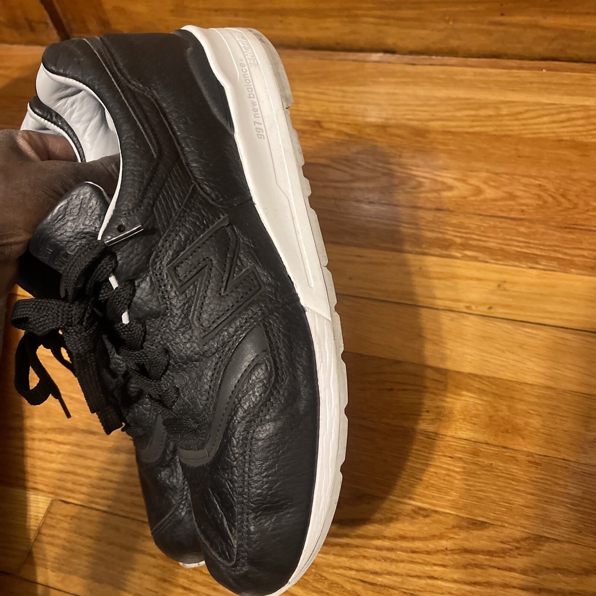 New Balance Mens 997 Leather Bison Capsule M997BSO Black Sneaker