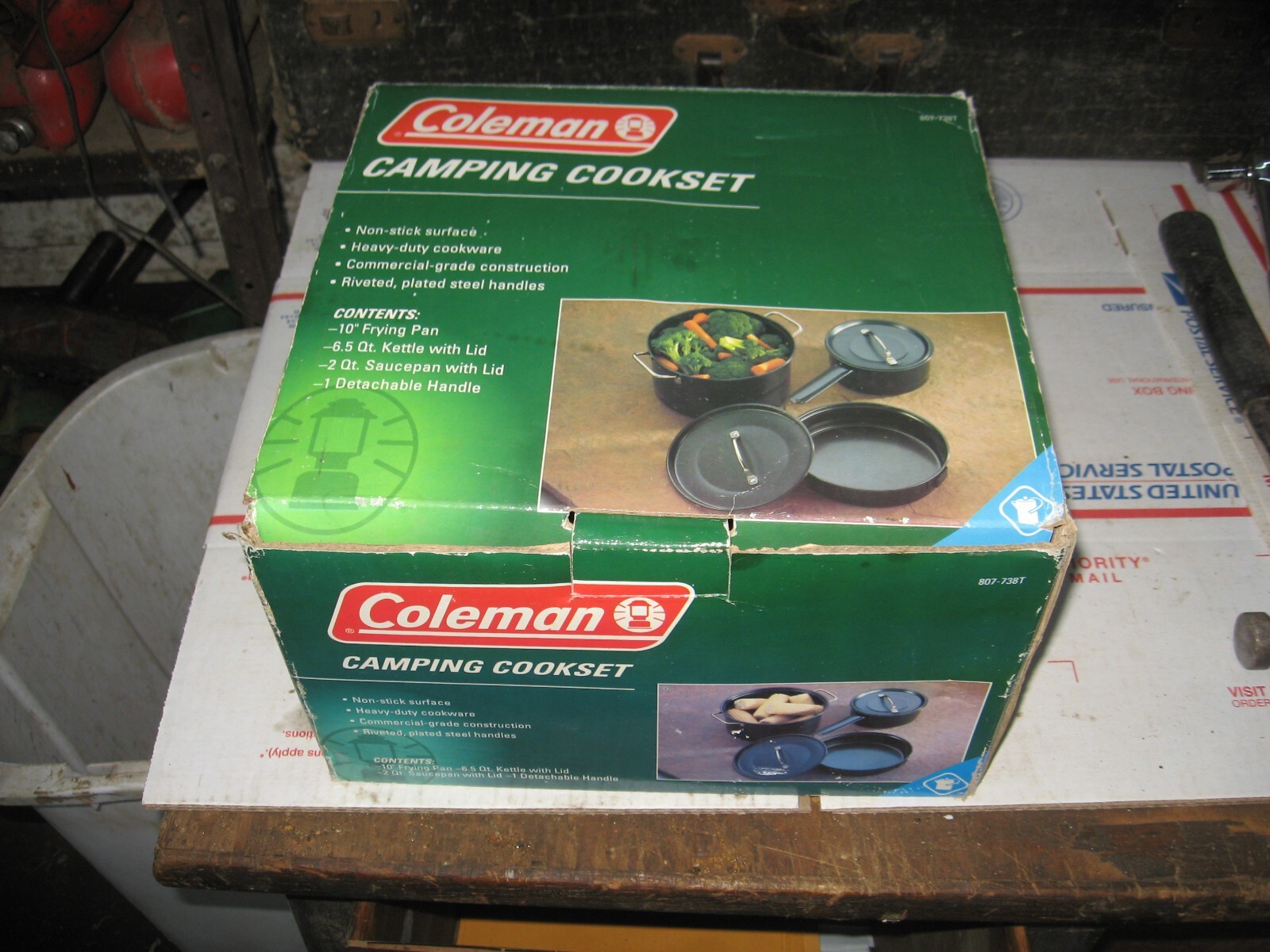 NEW OLD STOCK COLEMAN CAMPING COOKWARE SET NEVER USED 6 PIECE SET eBay