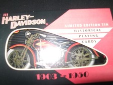 Harley Davidson 1903-1950 LE Historical Playing Cards