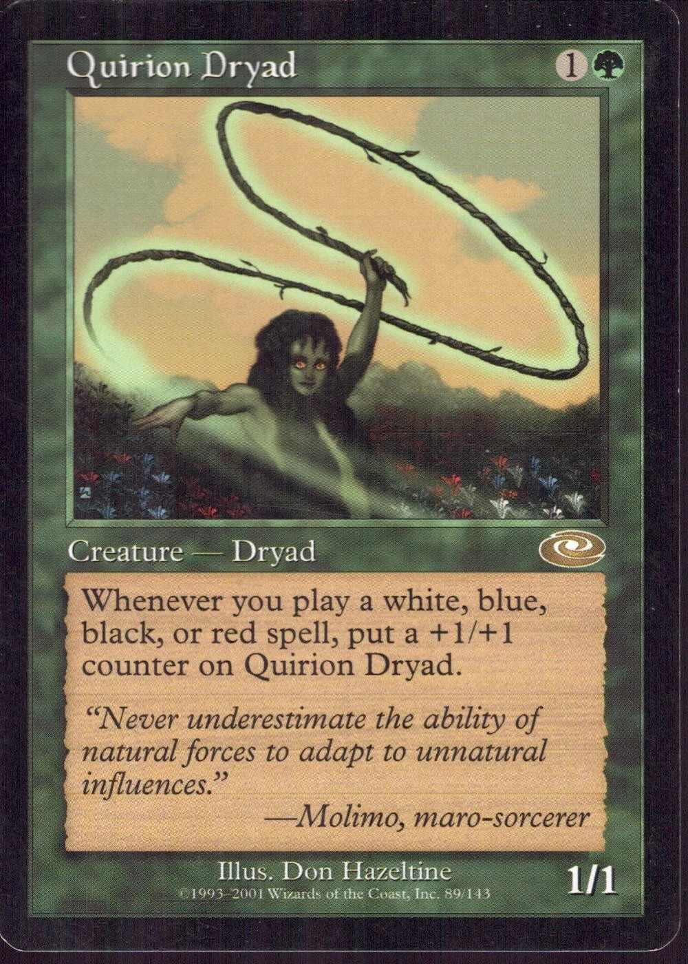 Quirion Dryad - Rare - Planeshift PLS Magic MTG LP
