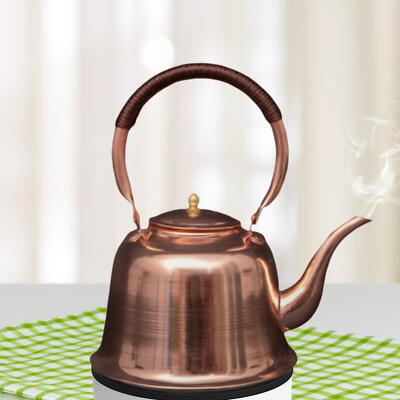 Tea Kettle Copper Kettle 1L Induction Cooker Anti Scalding Handle