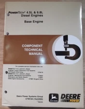 JOHN DEERE 4.5 6.8 ENGINE 210J 310J 410J SERVICE TECHNICAL REPAIR MANUAL CTM104