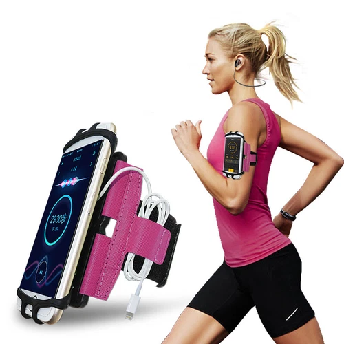 Telefon komórkowy Sportowy uchwyt na opaskę Bieganie Jogging Trening Siłownia Rower iPhone Galaxy - Zdjęcie 8 z 72