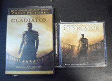 Gladiator - DVD  CD Soundtrack Combo - Very Good Condition