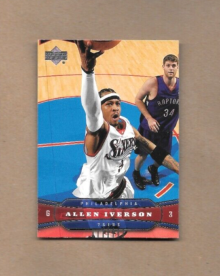 2004-05 Upper Deck Allen Iverson Card #145 Hall of Fame! 76ers NM