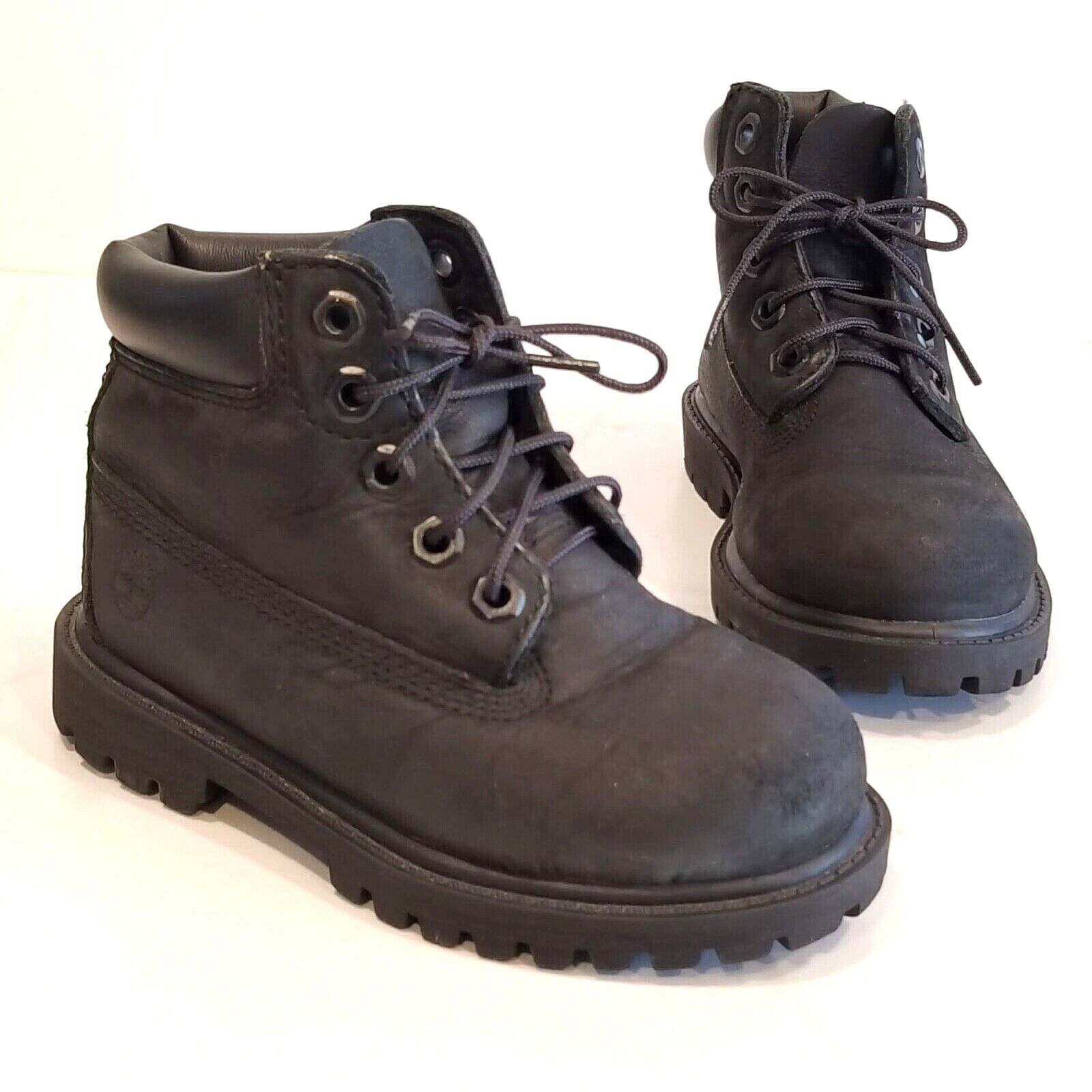 TIMBERLAND Classic Toddler Black Waterproof Leather Boys Shoes Size 8 | eBay