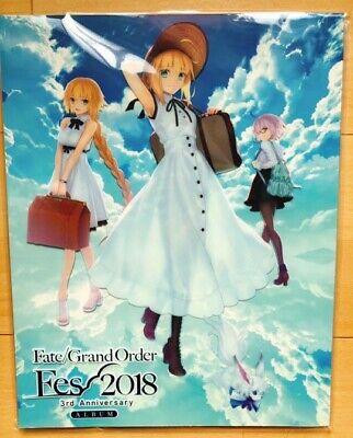 Fgo Fes 18 Item Fate Grand Order 3rd Anniversary Album Visual Japanese Book Ebay