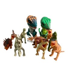 Dinosaur Action Figure Collection - T-Rex, Raptor  Prehistoric Creatures Set