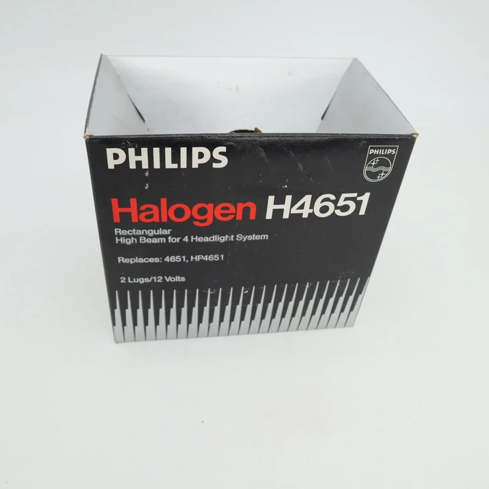 Philips H4651 12V Farol Retangular Lâmpada Farol Alto Novo - Imagem 2 de 4